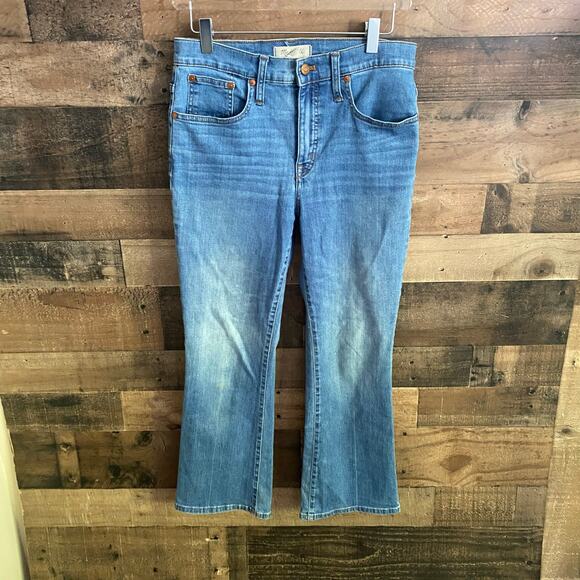 Madewell Cali Demi-Boot Jeans in Tierney Wash Eco-Edition Women's Size 28 - Picture 1 of 5